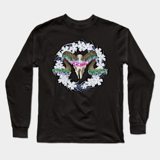 Ram Skull Long Sleeve T-Shirt